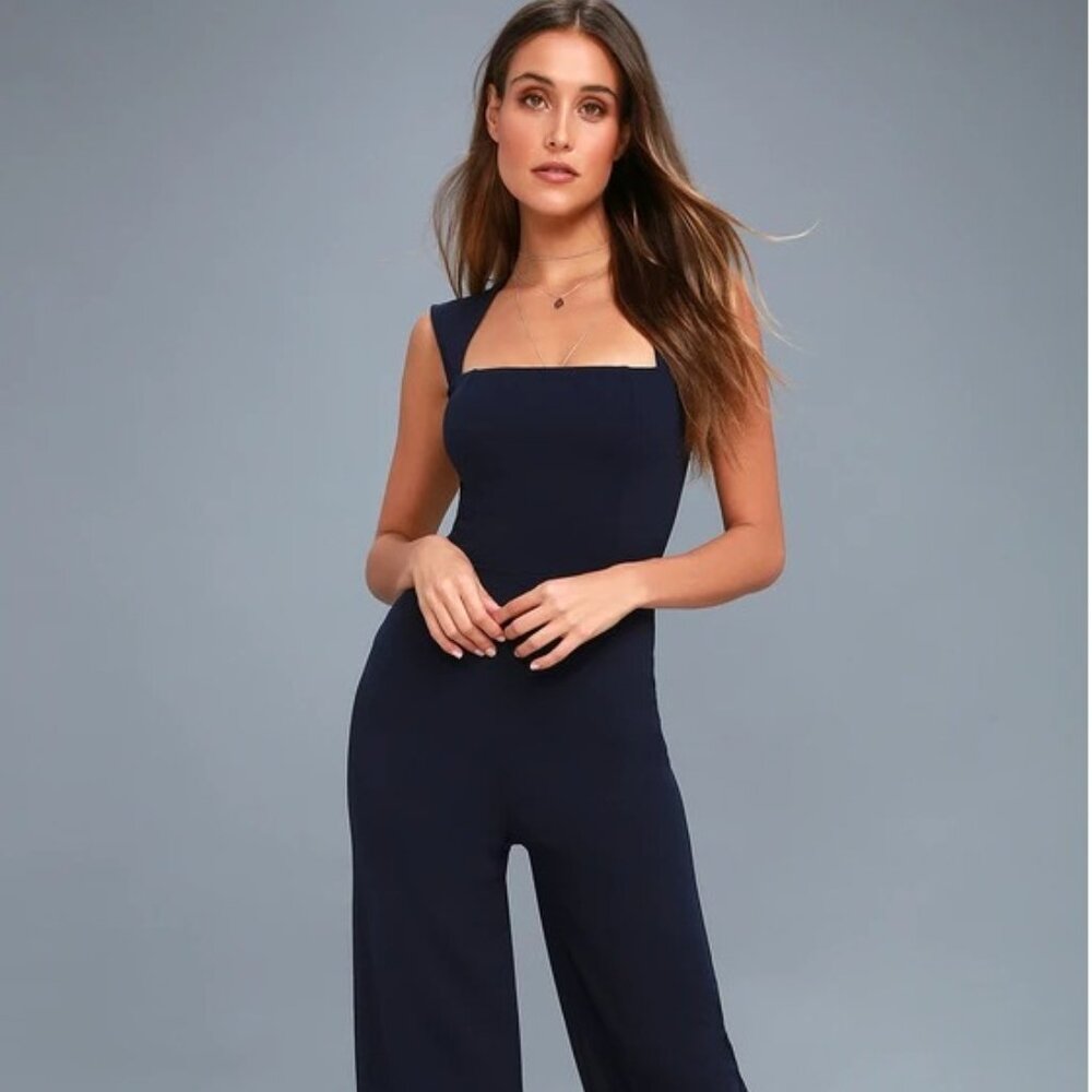 Navy pantsuit, size S